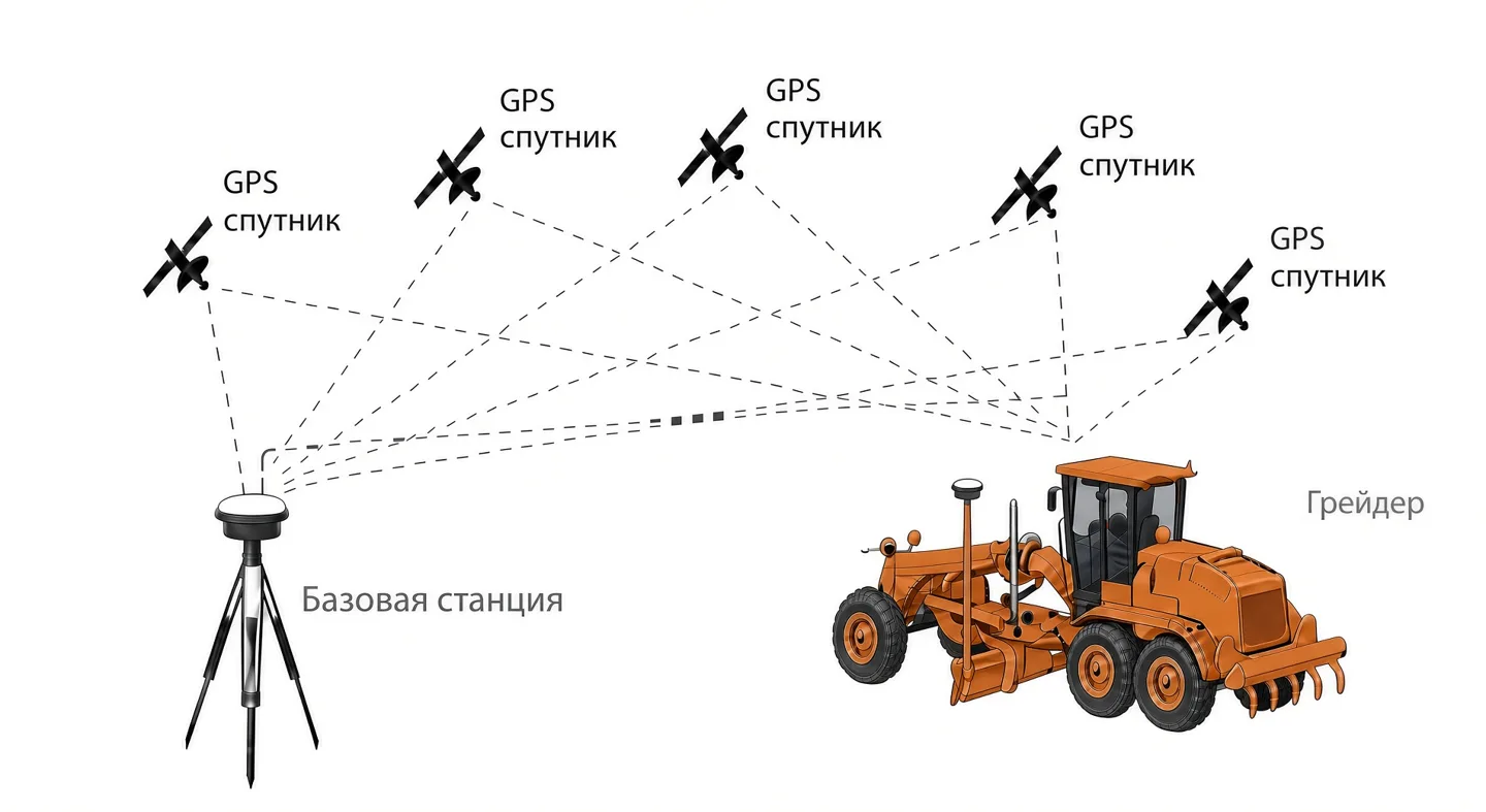 GNSS RTK для строительной техники